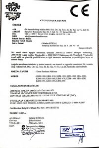 KBM kenar bantlama makinası