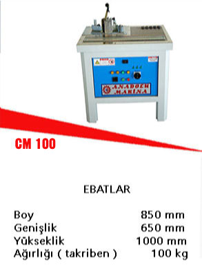 CM-100 kenar bantlama makinası